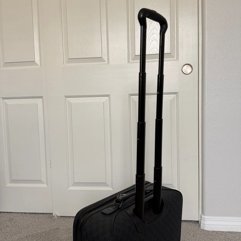 Gucci GG Supreme Canvas Carry on Pilot Monogram Briefcase